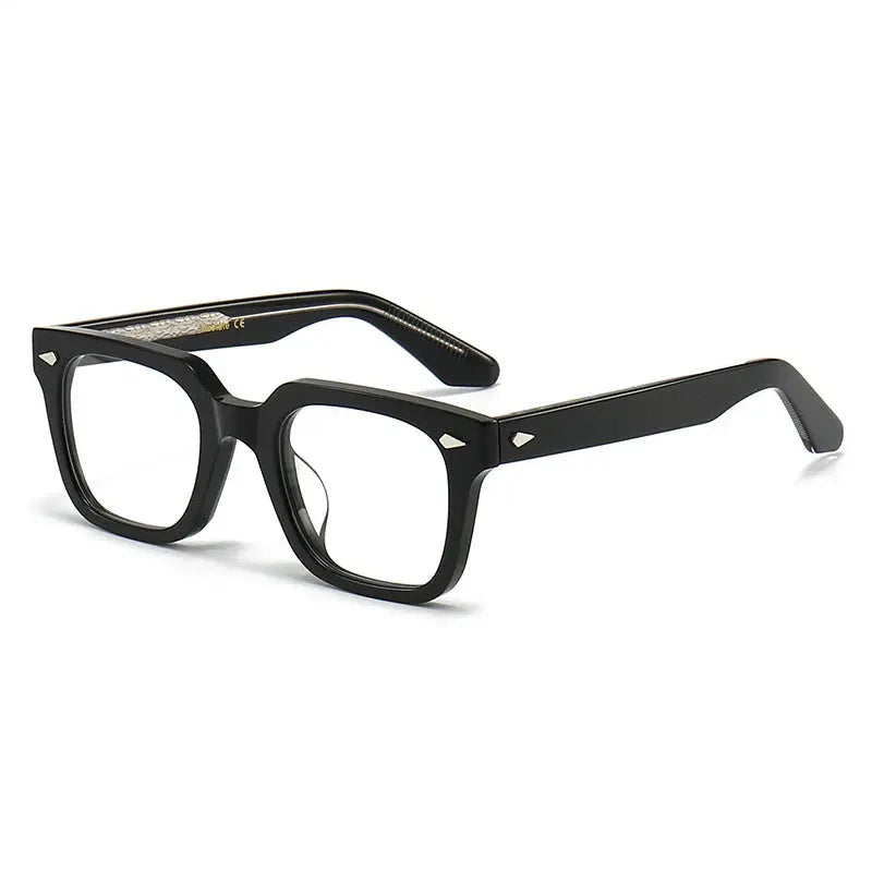 Unisex Browline Full Rim Acetate Prescription Glasses 48140 — view 7 | Rx Spectacle