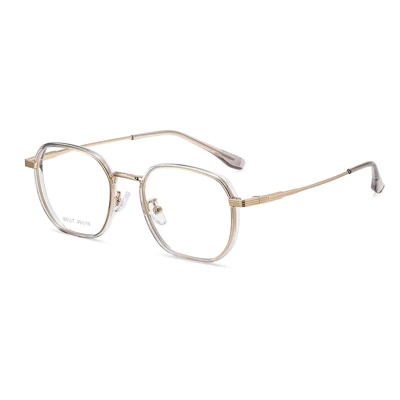 Women's Square Full Rim TR90 Flat Top Prescription Glasses 80077 — view 3 | Rx Spectacle