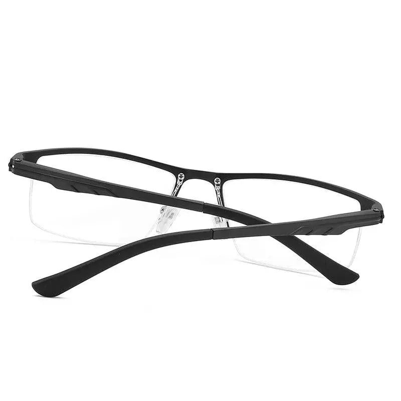 Men's Rectangular Semi-Rimless TR90 Prescription Glasses Kl6122 — view 6 | Rx Spectacle