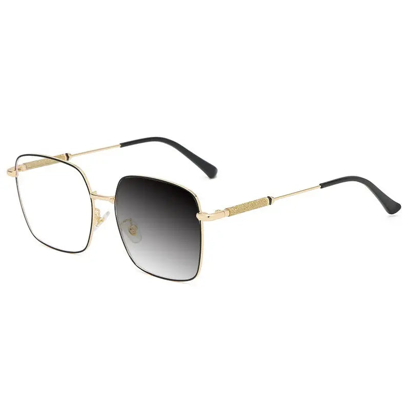 Men's Square Full Rim Alloy Reading Glasses 8960 — view 12 | Rx Spectacle
