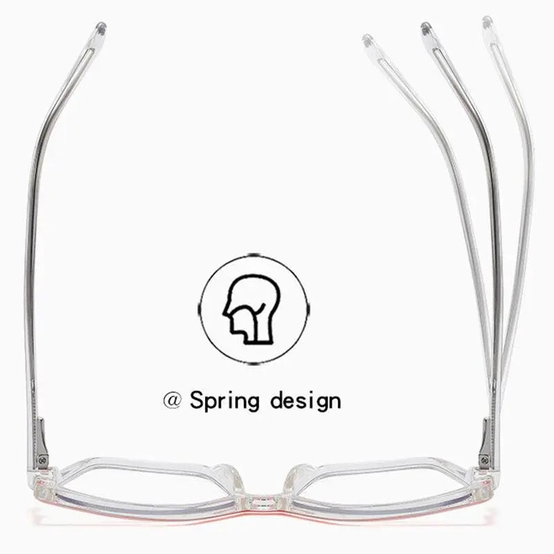 Women's Cat Eye Full Rim Alloy Prescription Glasses 95977 — view 8 | Rx Spectacle