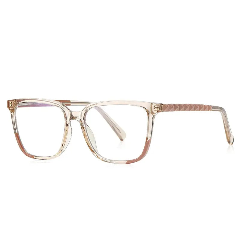 Women's Square Full Rim TR90 Prescription Glasses 21355 — view 5 | Rx Spectacle