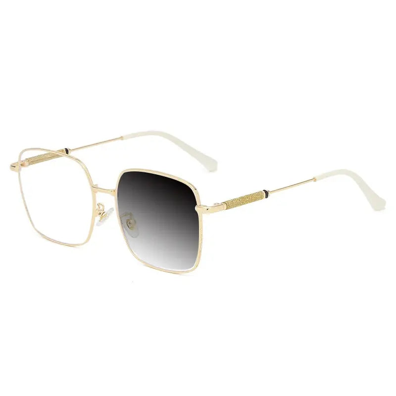 Men's Square Full Rim Alloy Reading Glasses 8960 — view 10 | Rx Spectacle
