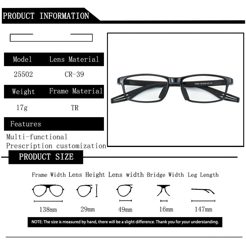Women's Square Full Rim TR90 Reading Glasses 725502 — view 2 | Rx Spectacle