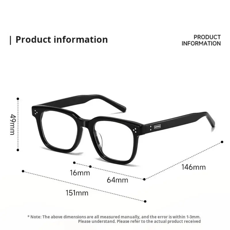 Unisex Browline Full Rim Acetate Prescription Glasses 79034 — view 2 | Rx Spectacle