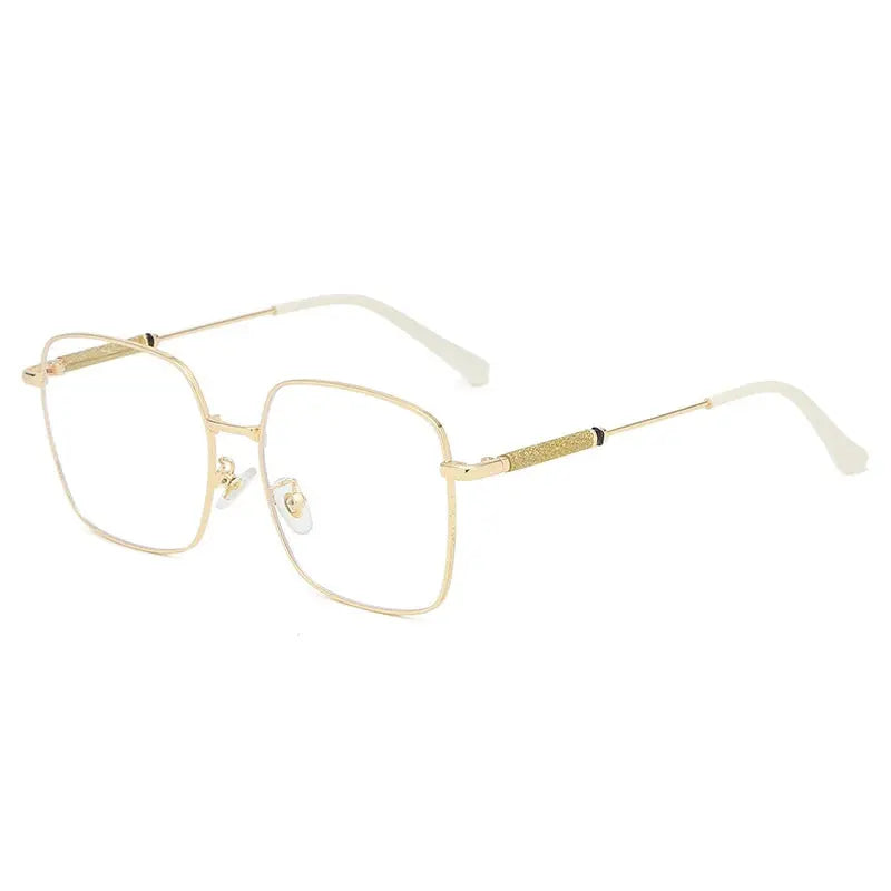 Men's Square Full Rim Alloy Reading Glasses 8960 — view 6 | Rx Spectacle