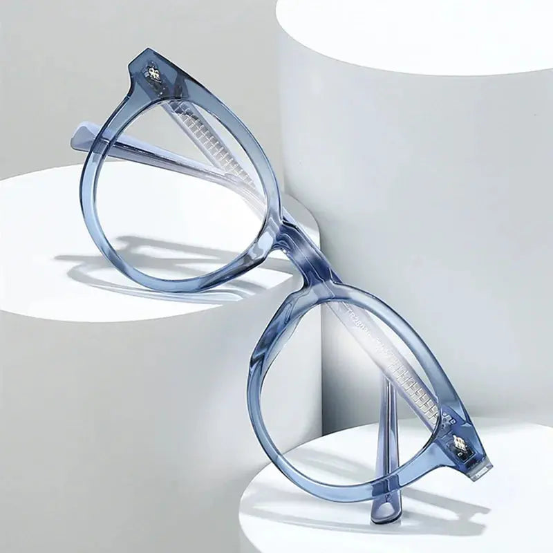 Unisex Round Full Rim TR90 Reading Glasses 28020 — view 1 | Rx Spectacle