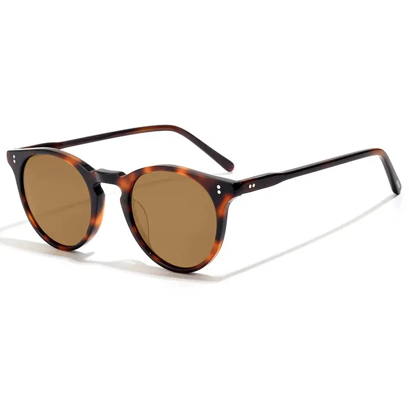 Round Full Rim Acetate Prescription Glasses 605183 — view 3 | Rx Spectacle