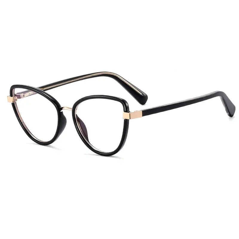 Women's Cat Eye Full Rim TR90 Prescription Glasses 397740 — view 8 | Rx Spectacle