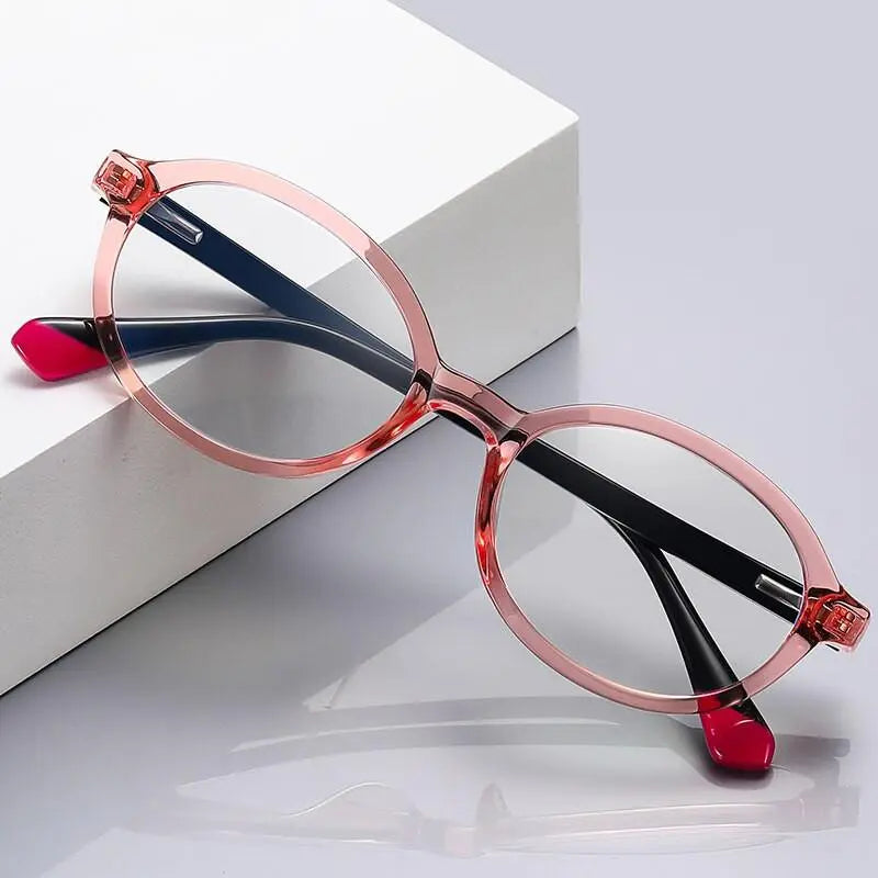 Unisex Round Full Rim TR90 Prescription Glasses 20205 — view 12 | Rx Spectacle