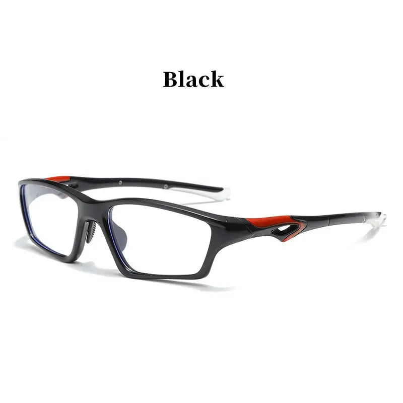 Unisex Rectangular Full Rim TR90 Sports Glasses 81278 — view 5 | Rx Spectacle