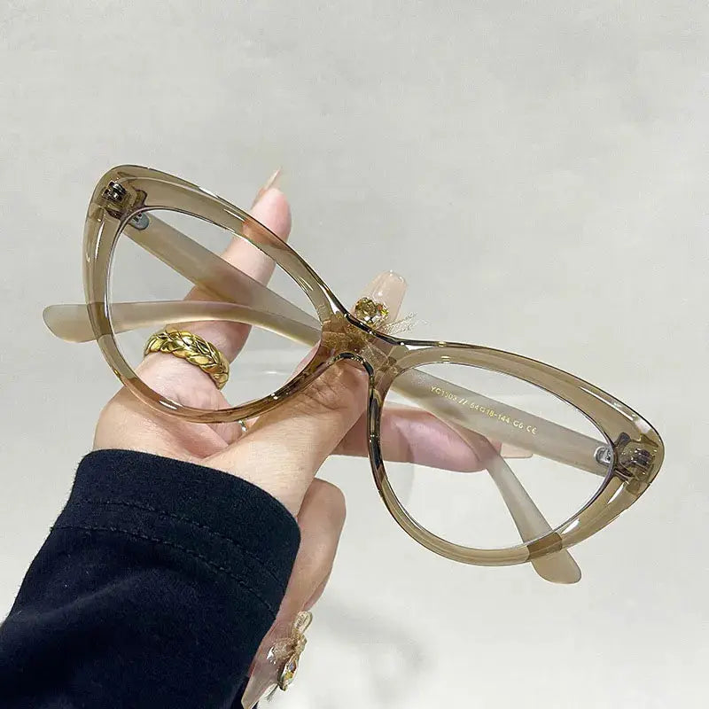 Women's Oval Full Rim TR90 Prescription Glasses 1303 — view 6 | Rx Spectacle