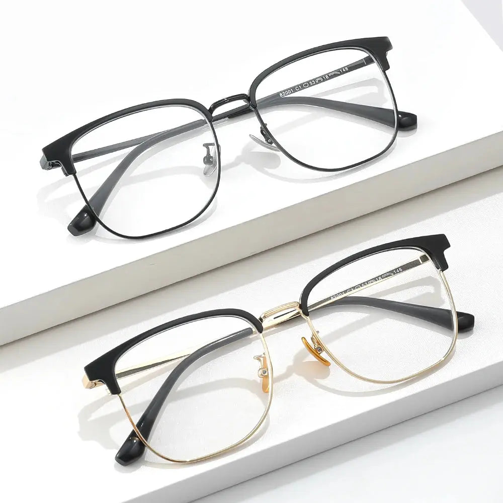 Unisex Square Full Rim TR90 Prescription Glasses 8201 — view 3 | Rx Spectacle
