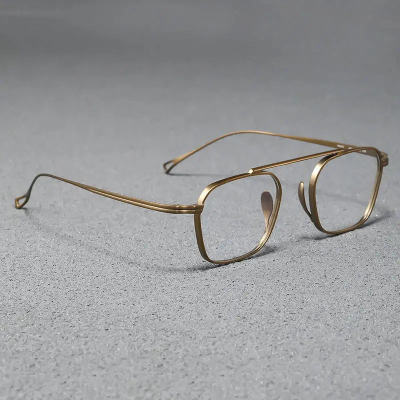 Women's Browline Full Rim Titanium Prescription Glasses 639501 — view 4 | Rx Spectacle