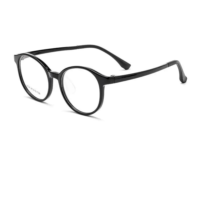 Unisex Round Full Rim TR90 Prescription Glasses 2604et — view 7 | Rx Spectacle