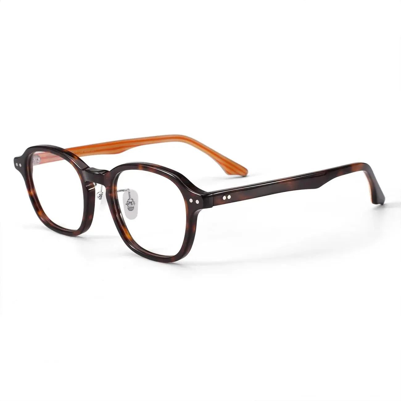 Unisex Polygon Full Rim Acetate Prescription Glasses 369804 — view 3 | Rx Spectacle
