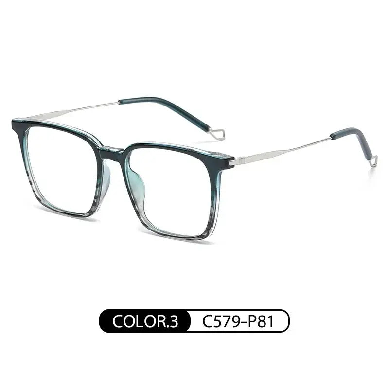 Unisex Square Full Rim TR90 Prescription Glasses — view 3 | Rx Spectacle