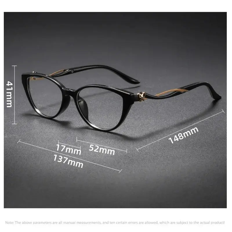 Women's Cat Eye Full Rim TR90 Prescription Glasses 726026 — view 2 | Rx Spectacle