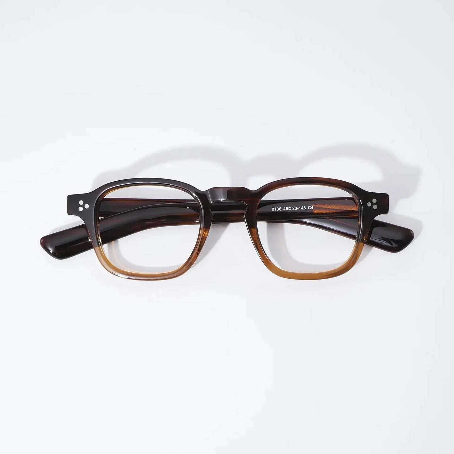 Women's Square Full Rim Acetate Prescription Glasses 638012 — view 3 | Rx Spectacle