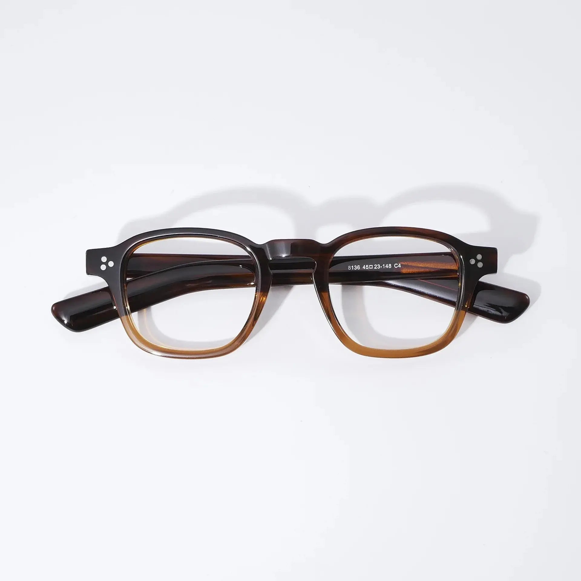 Women's Square Full Rim Acetate Prescription Glasses 638012 — view 3 | Rx Spectacle