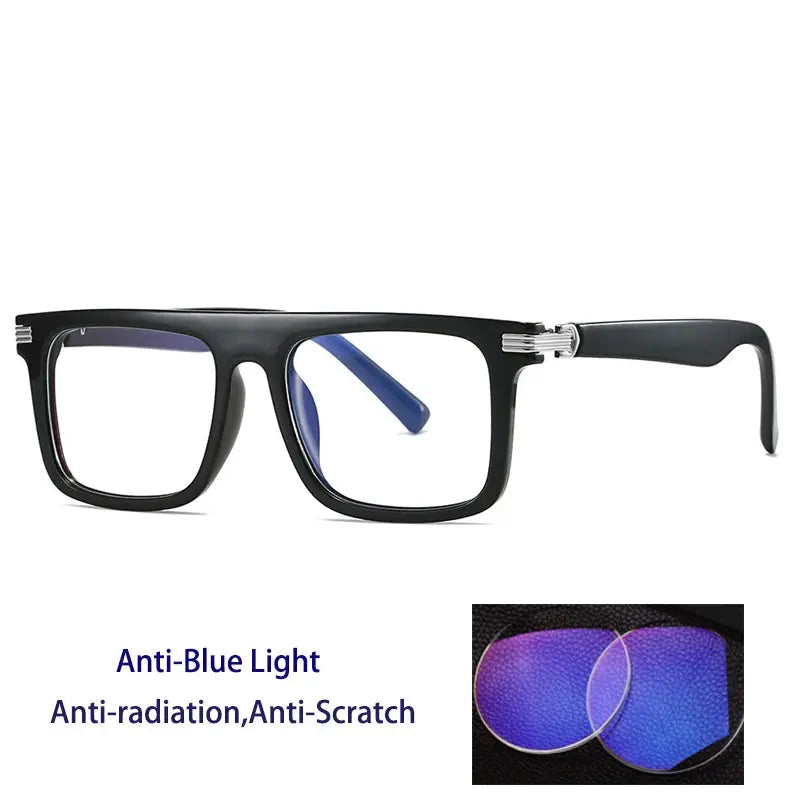 Unisex Browline Full Rim Prescription Glasses 226100 — view 3 | Rx Spectacle