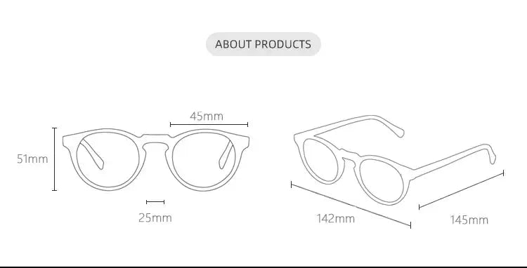 Unisex Round Full Rim Acetate Prescription Glasses 5125 — view 11 | Rx Spectacle