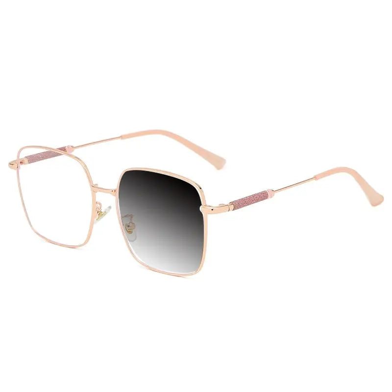 Men's Square Full Rim Alloy Reading Glasses 8960 — view 11 | Rx Spectacle