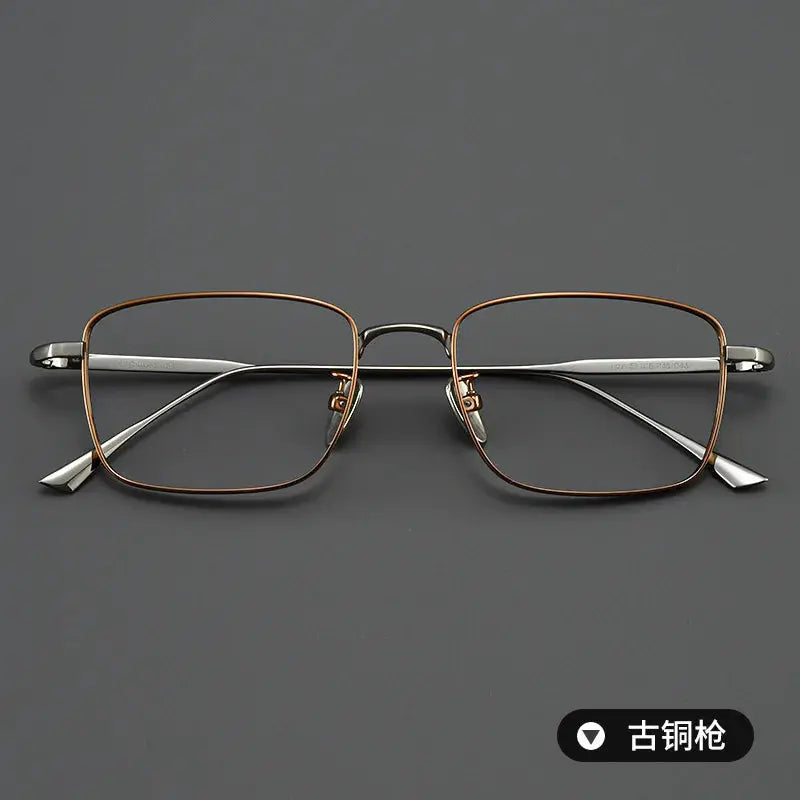 Women's Square Full Rim Titanium Prescription Glasses 190869 — view 3 | Rx Spectacle