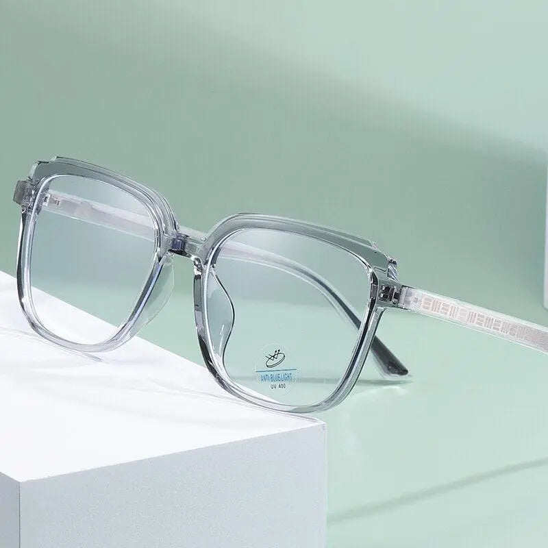 Unisex Square Full Rim Acetate Prescription Glasses 81229 — view 9 | Rx Spectacle