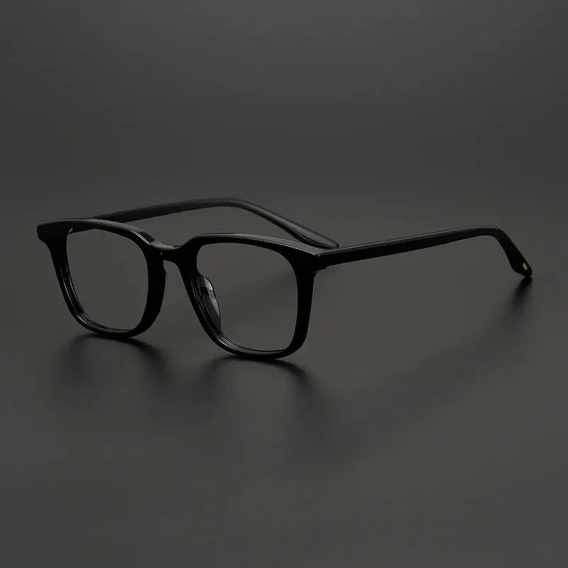 Men's Square Full Rim Acetate Prescription Glasses 9020 — view 7 | Rx Spectacle