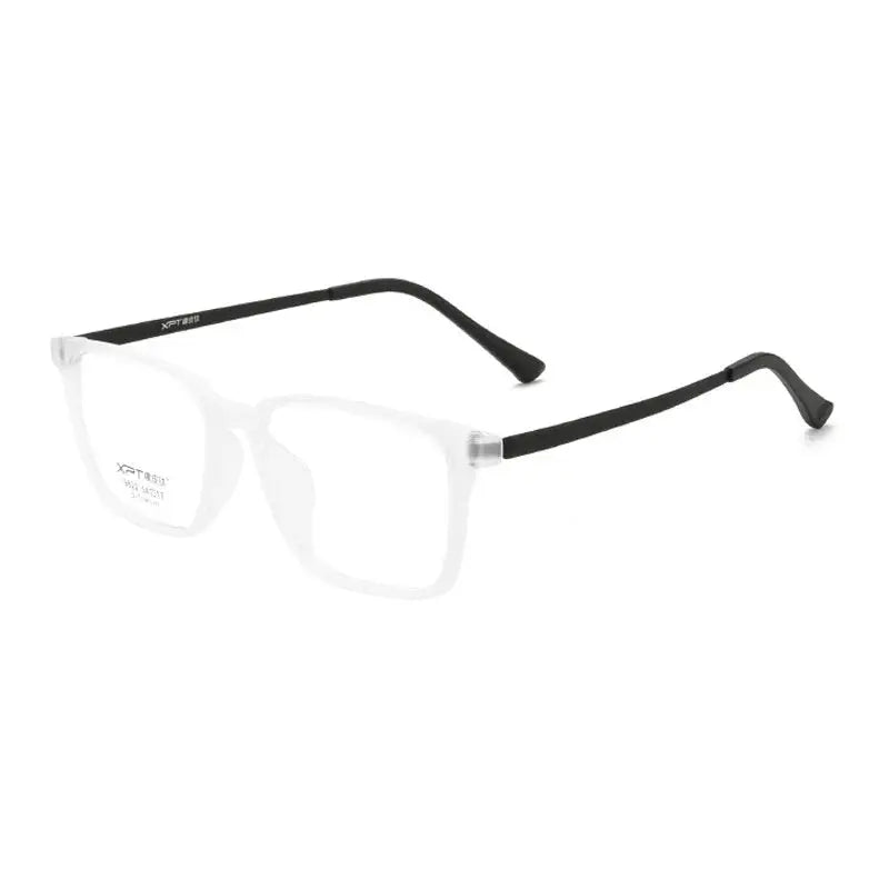 Unisex Square Full Rim Titanium Prescription Glasses 919822 — view 3 | Rx Spectacle