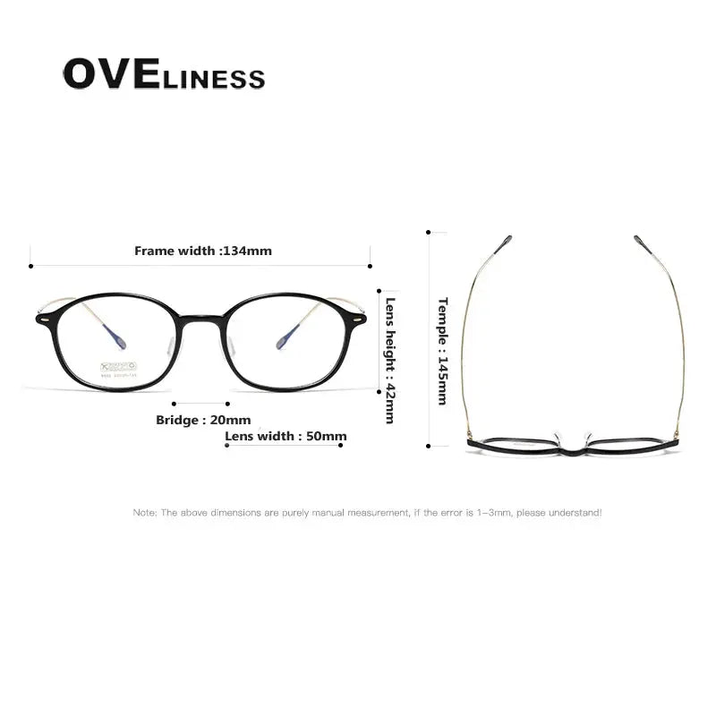 Women's Square Full Rim Titanium Prescription Glasses 928653 — view 2 | Rx Spectacle