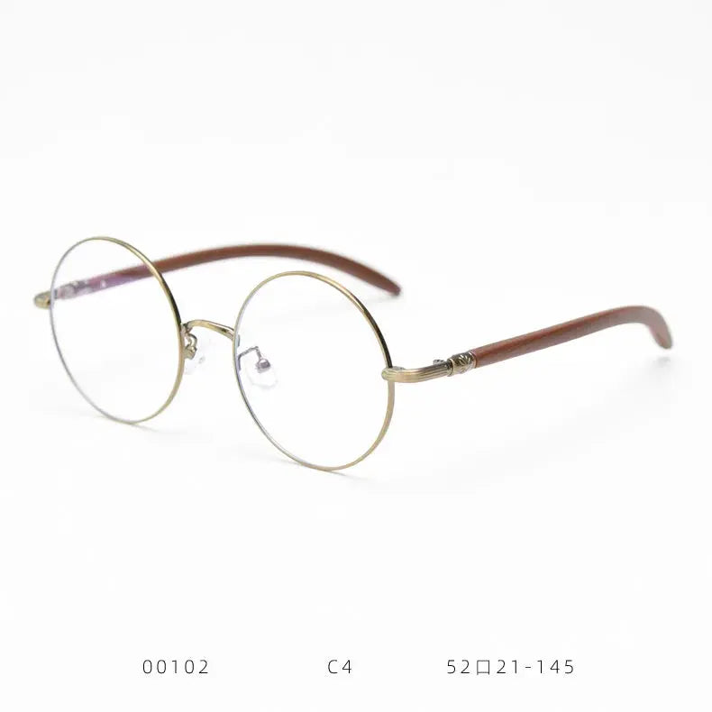 Unisex Round Full Rim TR90 Prescription Glasses 00102 — view 12 | Rx Spectacle