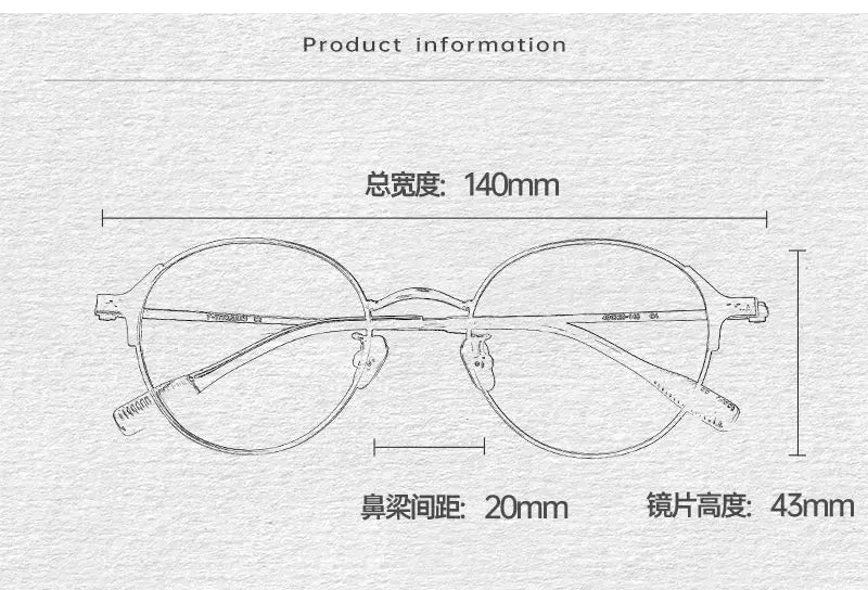 Unisex Round Full Rim Prescription Glasses 281001 — view 2 | Rx Spectacle