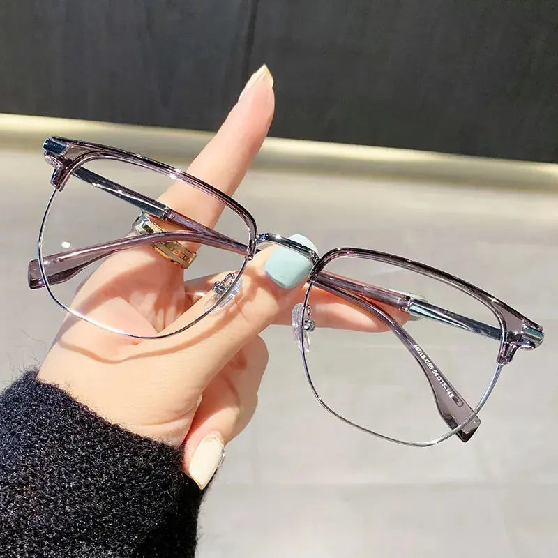 Unisex Square Full Rim TR90 Prescription Glasses 48018 — view 7 | Rx Spectacle