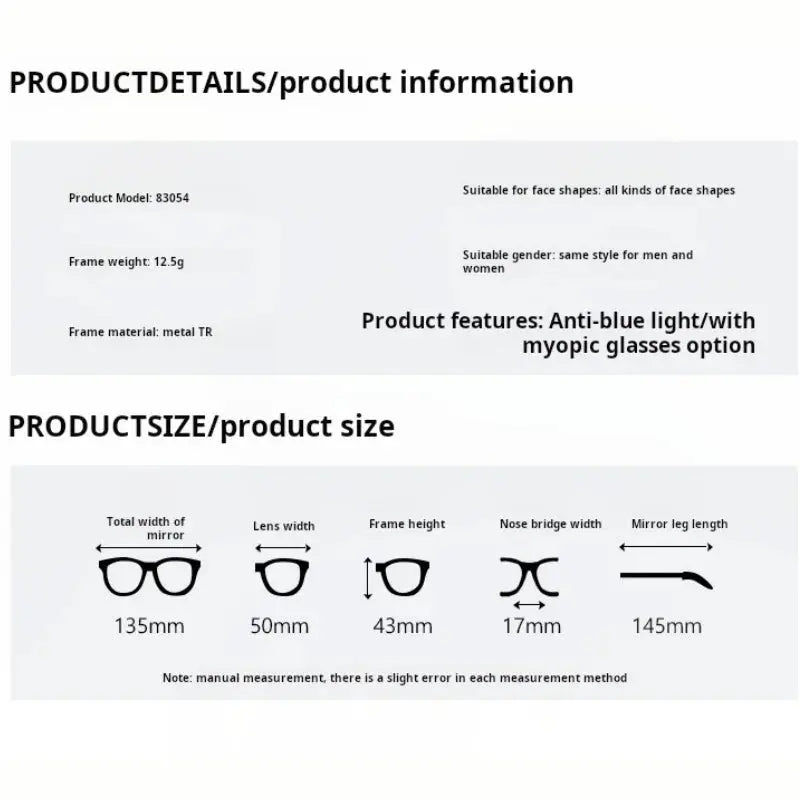 Women's Oval Full Rim Titanium Prescription Glasses 783054 — view 2 | Rx Spectacle