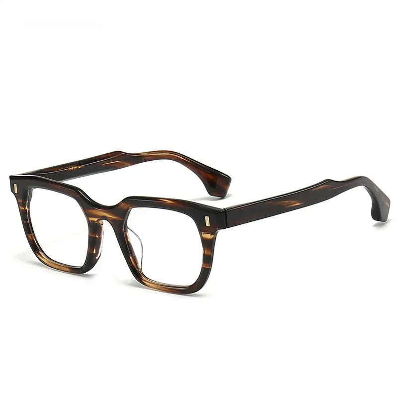 Unisex Square Full Rim Acetate Prescription Glasses 63475 — view 3 | Rx Spectacle