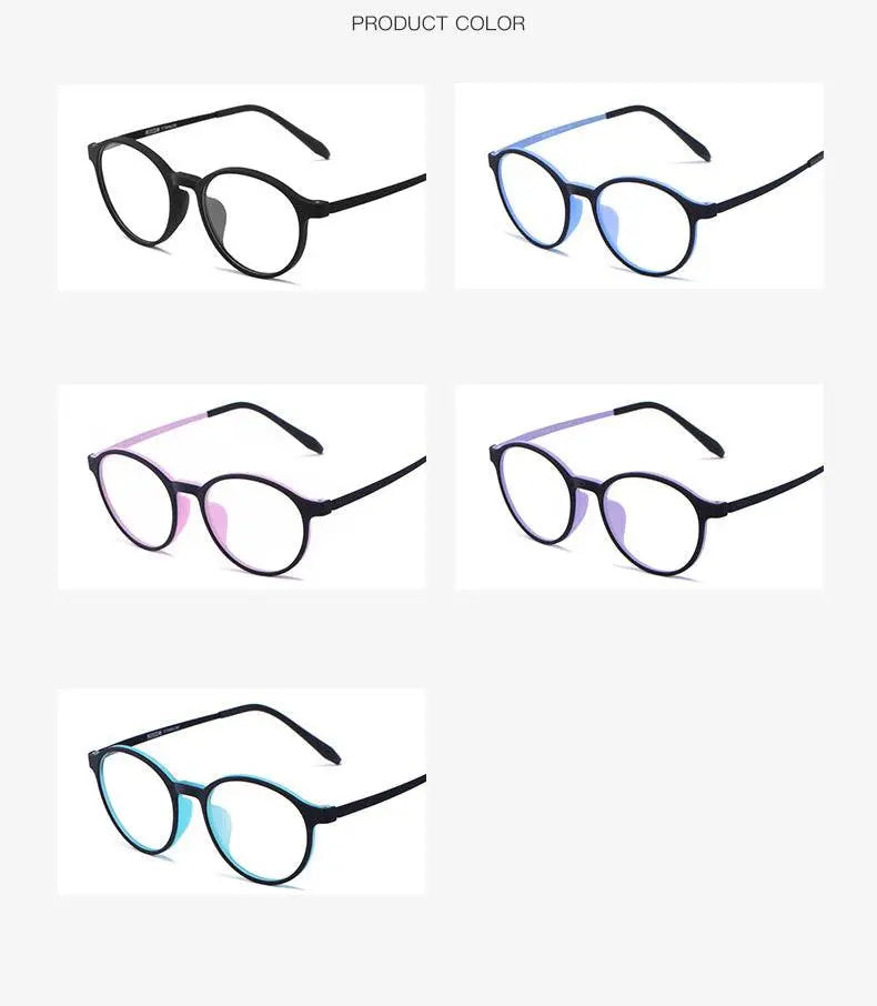Unisex Round Full Rim Titanium Prescription Glasses 3050 — view 11 | Rx Spectacle