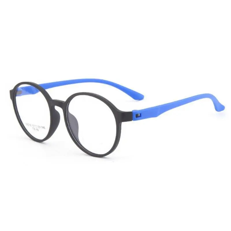 Unisex Round Full Rim Titanium Reading Glasses 66016 — view 5 | Rx Spectacle