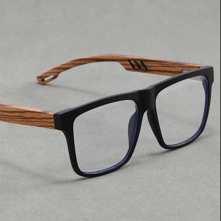 Unisex Square Full Rim Acetate Prescription Glasses 100850 — view 4 | Rx Spectacle