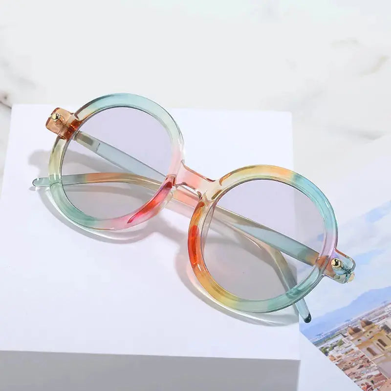 Unisex Round Full Rim Acetate Reading Glasses 86602 — view 1 | Rx Spectacle