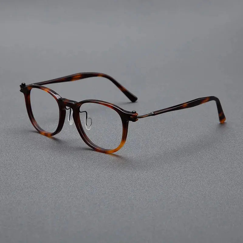 Unisex Square Full Rim Acetate Prescription Glasses 0265585 — view 7 | Rx Spectacle
