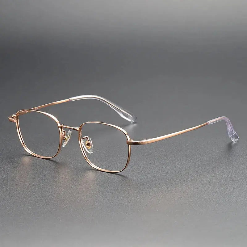 Women's Polygon Full Rim Titanium Prescription Glasses 124210 — view 6 | Rx Spectacle