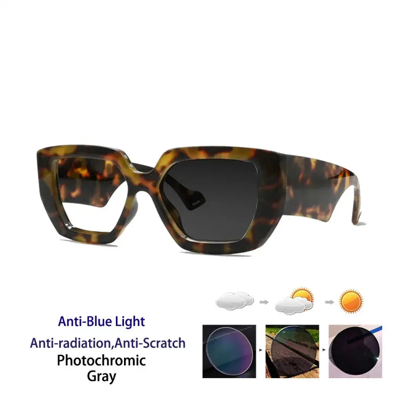 Unisex Square Full Rim Acetate Reading Glasses 86320 — view 7 | Rx Spectacle