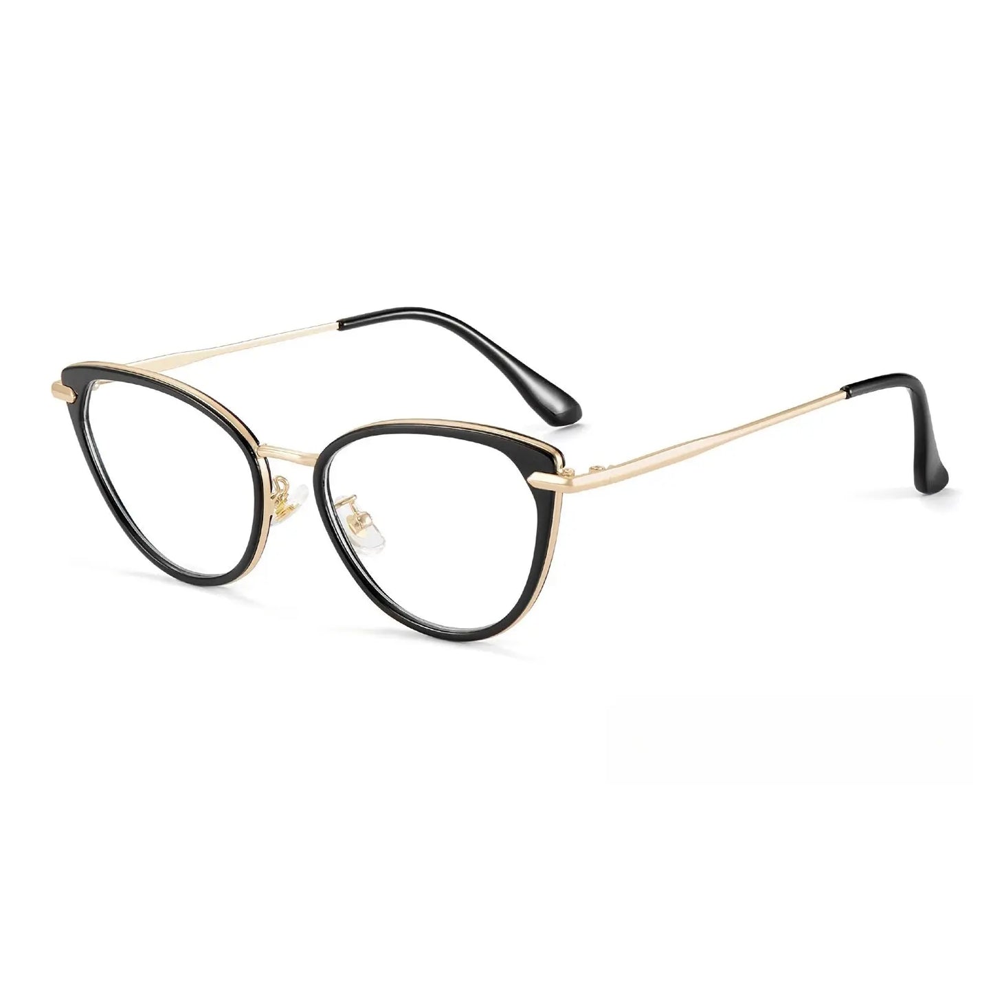 Women's Cat Eye Full Rim TR90 Prescription Glasses Y1911 — view 8 | Rx Spectacle