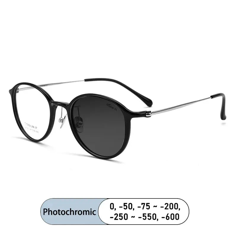 Women's Oval Full Rim Titanium Reading Glasses 39108 — view 5 | Rx Spectacle