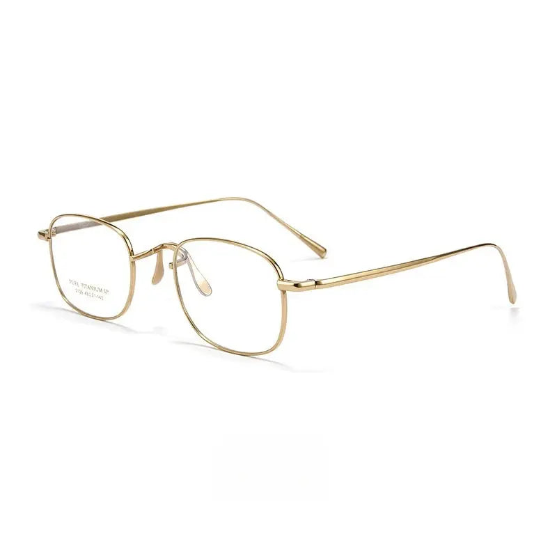 Women's Oval Full Rim Titanium Prescription Glasses 2129 — view 8 | Rx Spectacle