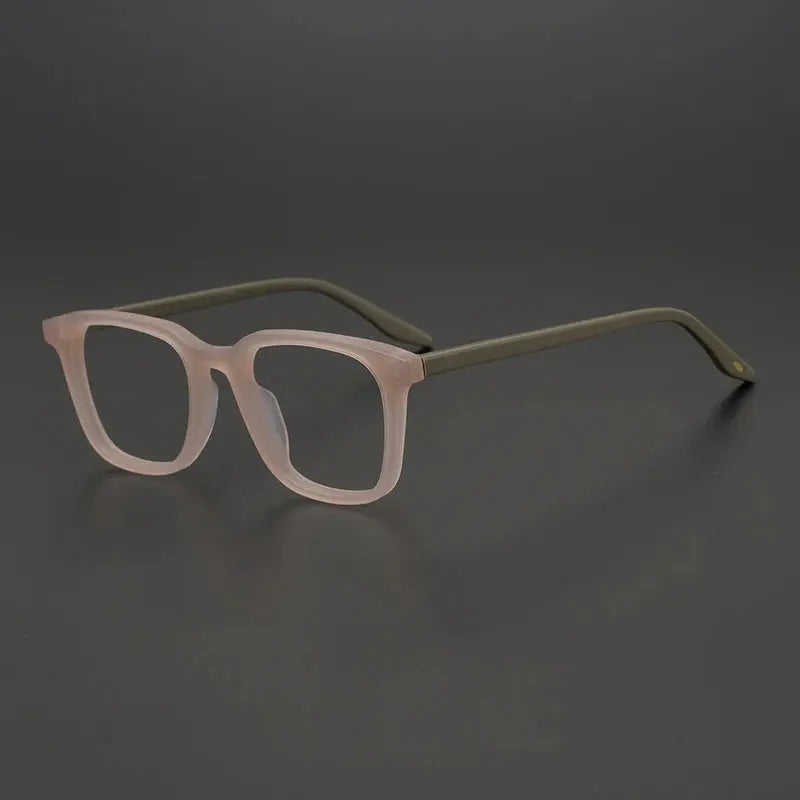 Men's Square Full Rim Acetate Prescription Glasses 9020 — view 11 | Rx Spectacle