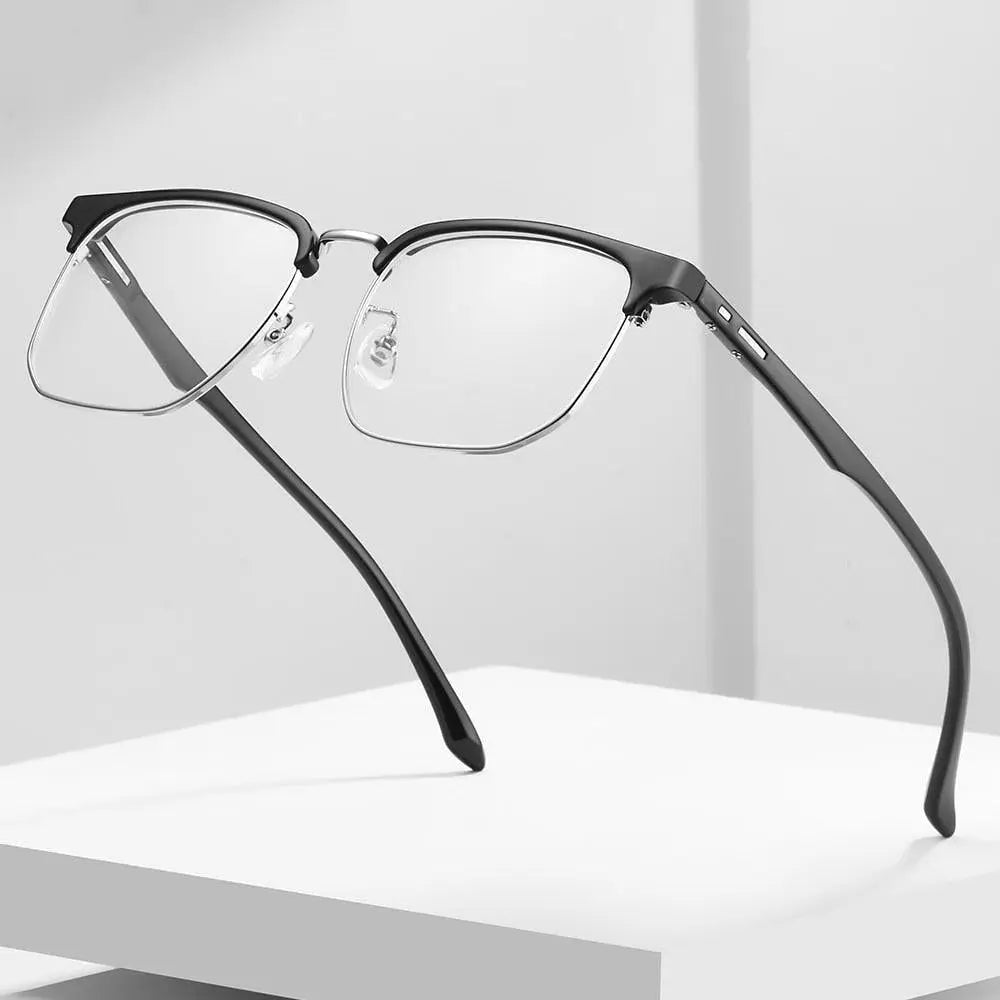 Unisex Square Full Rim TR90 Prescription Glasses Tm11 — view 6 | Rx Spectacle