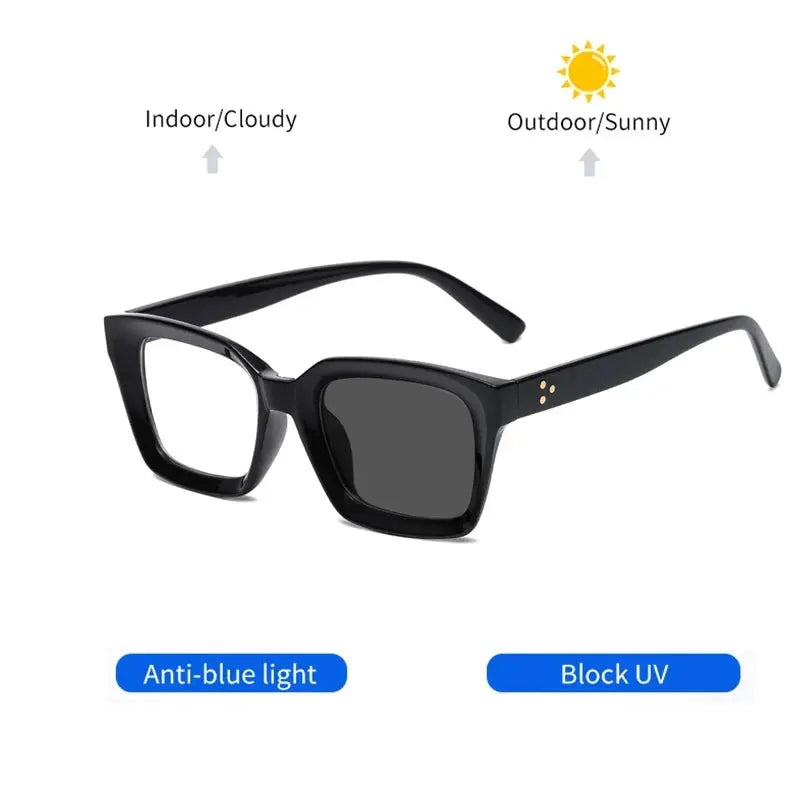 Unisex Square Full Rim Acetate Reading Glasses 4913 — view 3 | Rx Spectacle